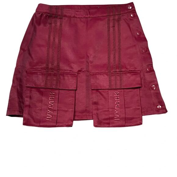 Adidas x Ivy Park Maroon Skirt Size Small NWT - Picture 4 of 12
